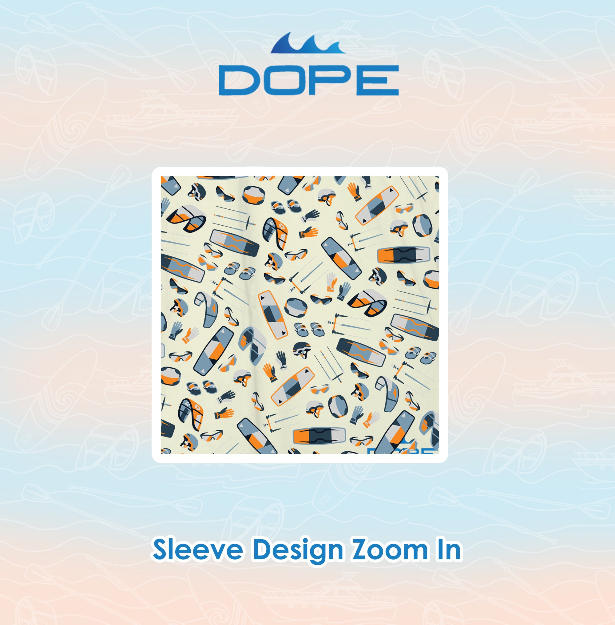 Kitesurfing - Long Sleeve Performance T-shirt